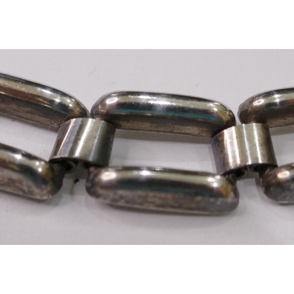 Rare VTG German 835 Silver Bracelet DRGM Deutsches Reichsgebrauchsmuster Mark